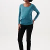 Noppies Shirts | Shirts<Voedingsshirt - Blue Coral