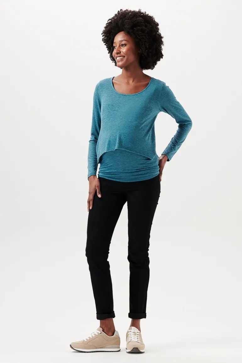 voedingsshirt__blue_coral_0-1.webp Noppies Shirts | Shirts<Voedingsshirt - Blue Coral