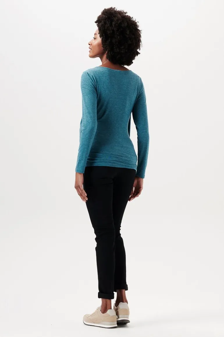 voedingsshirt__blue_coral_1-1.webp Noppies Shirts | Shirts<Voedingsshirt - Blue Coral