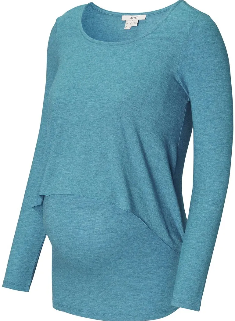 voedingsshirt__blue_coral_4-1.webp Noppies Shirts | Shirts<Voedingsshirt - Blue Coral