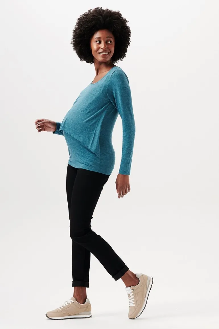 voedingsshirt__blue_coral_5-1.webp Noppies Shirts | Shirts<Voedingsshirt - Blue Coral