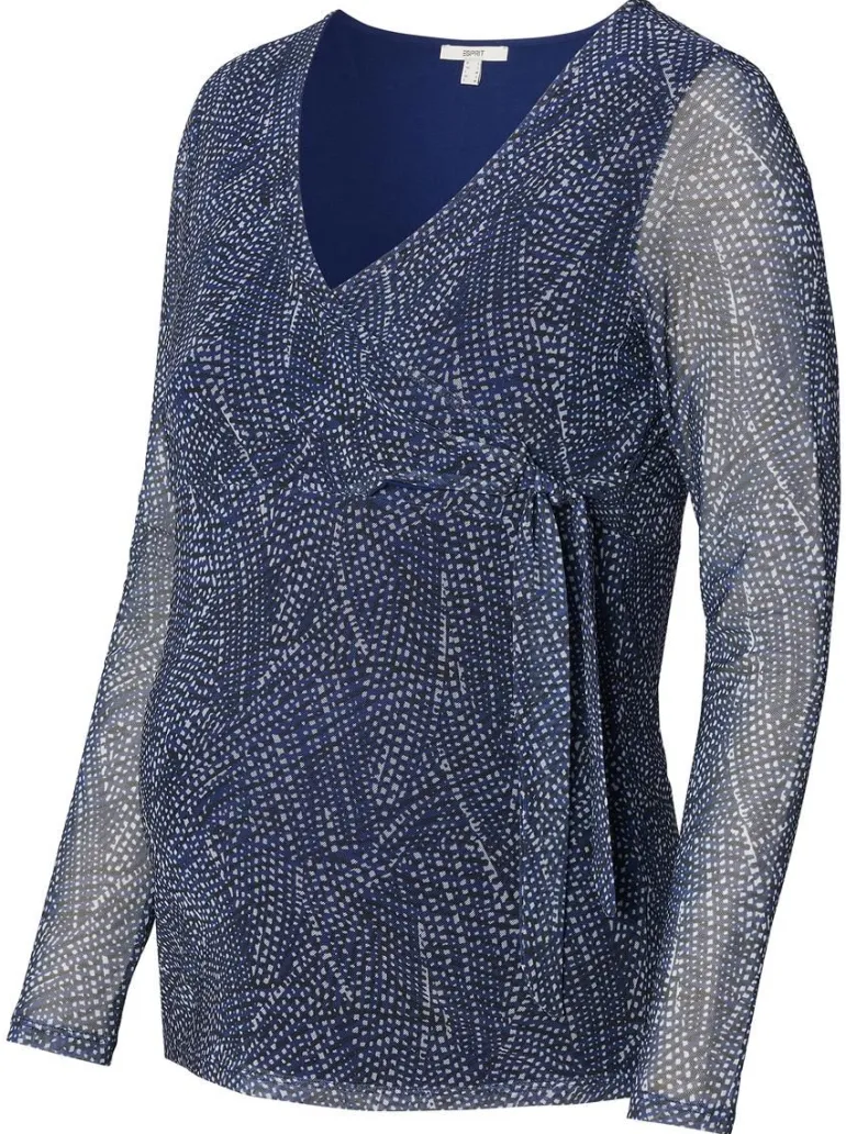 voedingsshirt__dark_blue_10-3.webp Noppies Shirts | Shirts<Voedingsshirt - Dark Blue