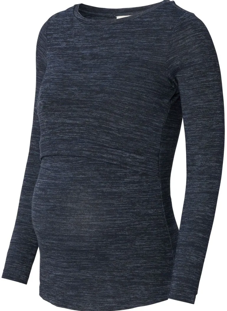 voedingsshirt__dark_blue_4-2.webp Noppies Shirts | Shirts<Voedingsshirt - Dark Blue