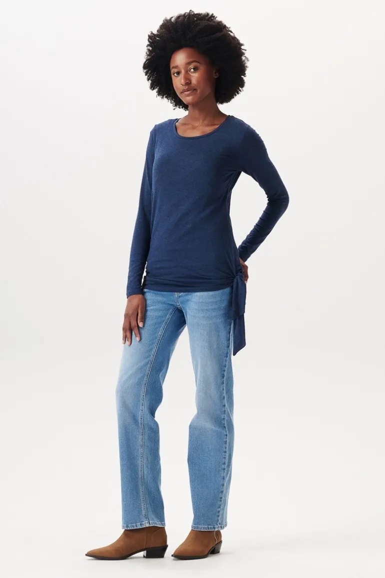 voedingsshirt__dark_blue_7-1.webp Noppies Shirts | Shirts<Voedingsshirt - Dark Blue