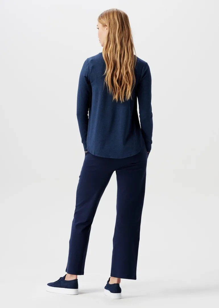 voedingsshirt__dark_blue_7-6.webp Noppies Shirts | Shirts<Voedingsshirt - Dark Blue