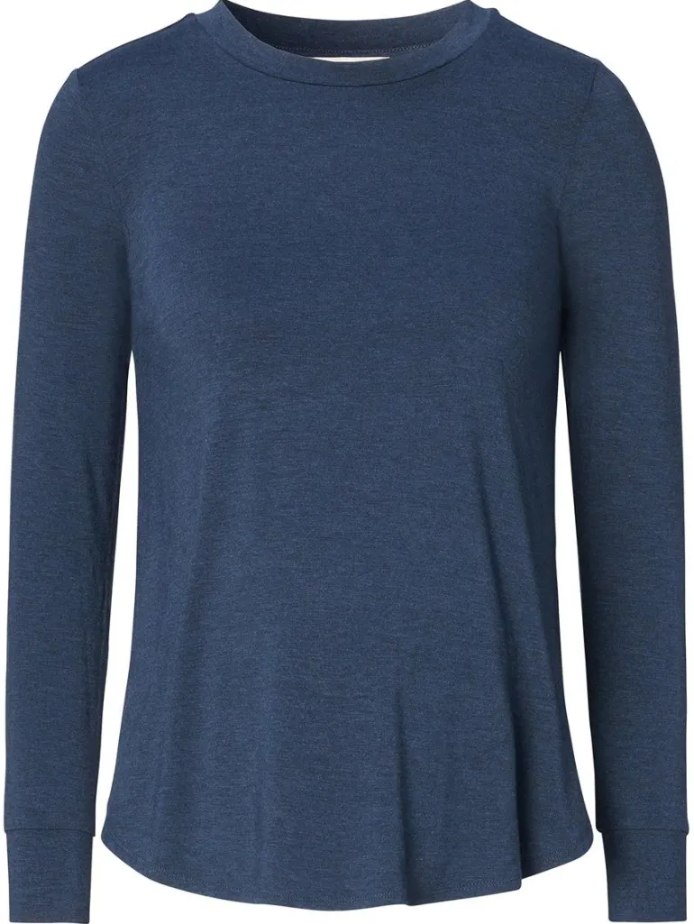 voedingsshirt__dark_blue_8-6.webp Noppies Shirts | Shirts<Voedingsshirt - Dark Blue