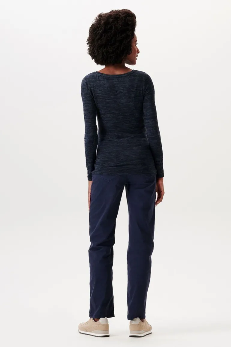 voedingsshirt__dark_blue_9-2.webp Noppies Shirts | Shirts<Voedingsshirt - Dark Blue