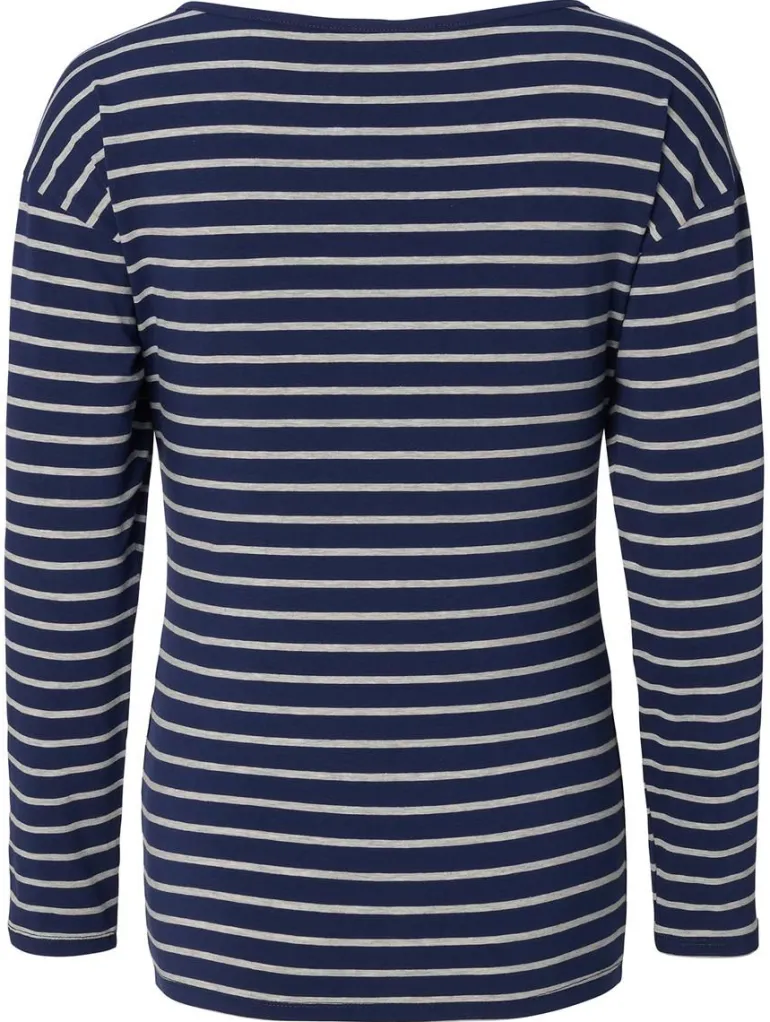voedingsshirt__dark_blue_9.webp Noppies Shirts | Shirts<Voedingsshirt - Dark Blue