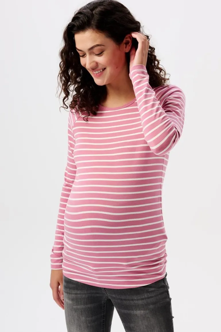 voedingsshirt__dark_old_p_6.webp Noppies Shirts | Shirts<Voedingsshirt - Dark Old Pink