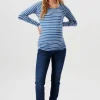 Noppies Shirts | Shirts<Voedingsshirt - Modern Blue