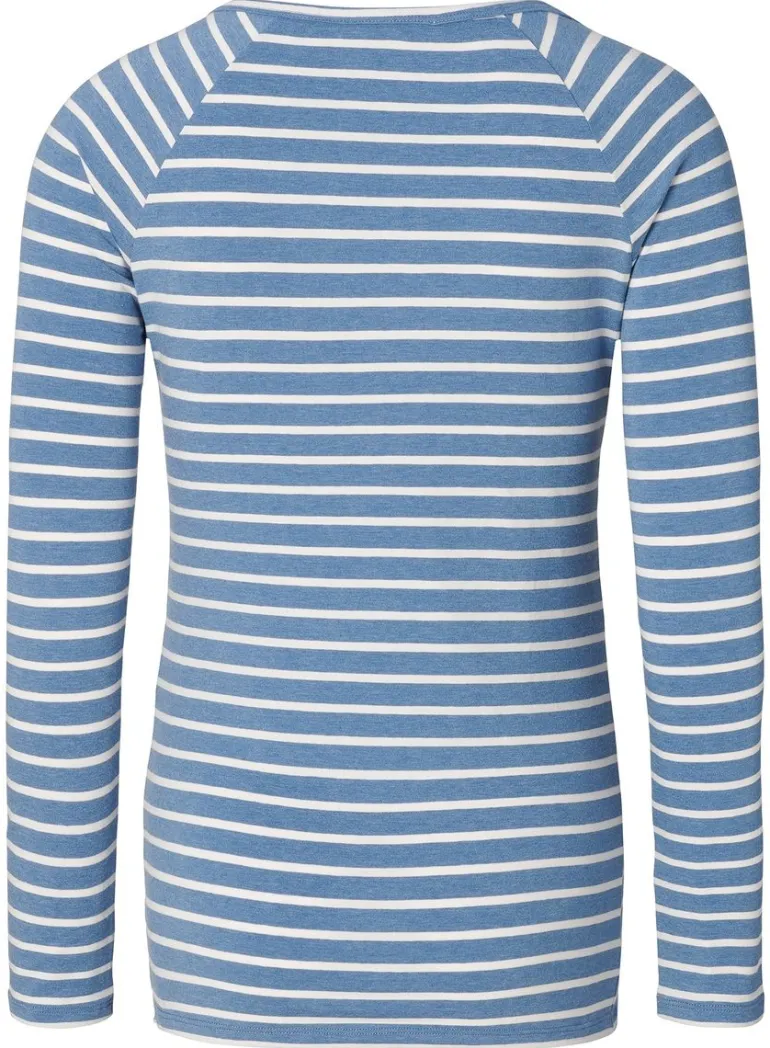 voedingsshirt__modern_blu_3.webp Noppies Shirts | Shirts<Voedingsshirt - Modern Blue