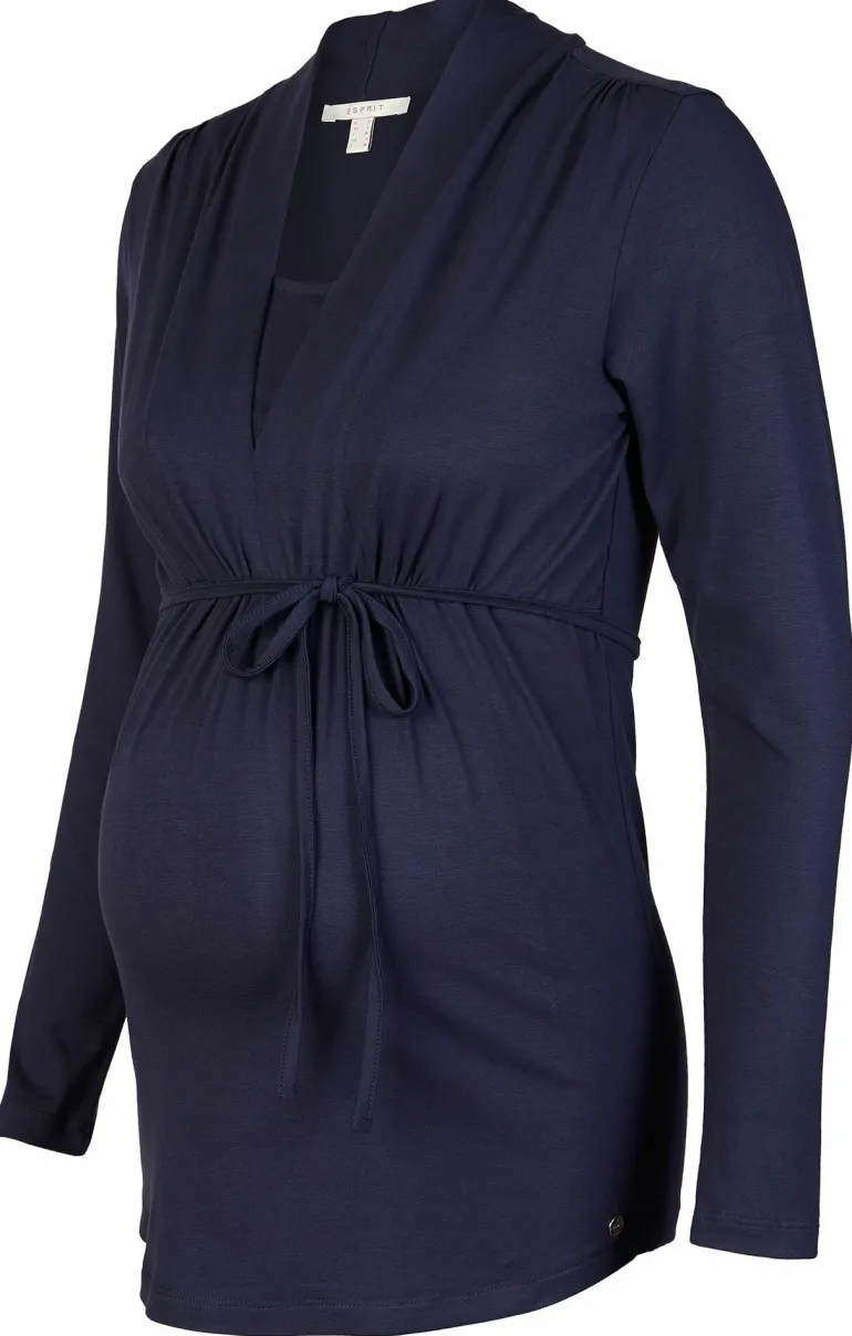 voedingsshirt__night_blue_4.webp Noppies Shirts | Shirts<Voedingsshirt - Night Blue