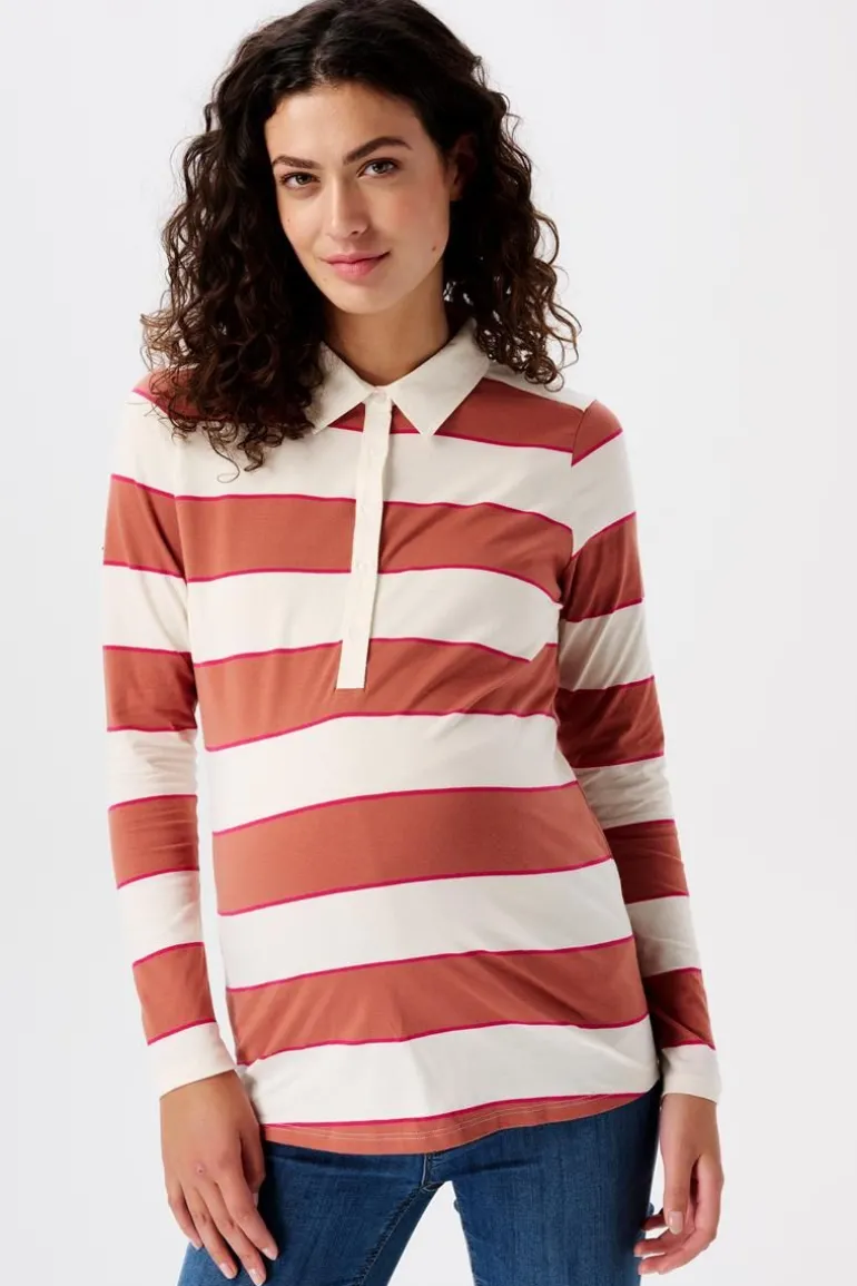voedingsshirt__off_white_6-1.webp Noppies Shirts | Shirts<Voedingsshirt - Off White