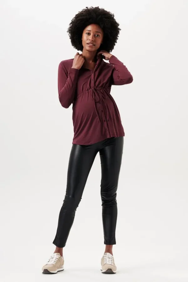 Noppies Shirts | Shirts<Voedingsshirt - Plum Brown