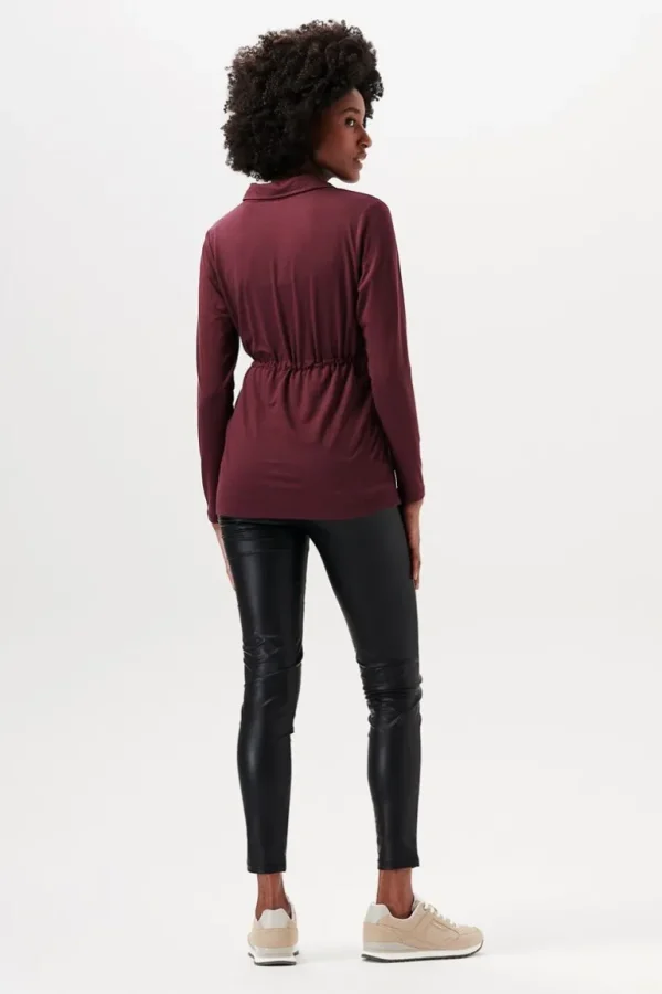 Noppies Shirts | Shirts<Voedingsshirt - Plum Brown
