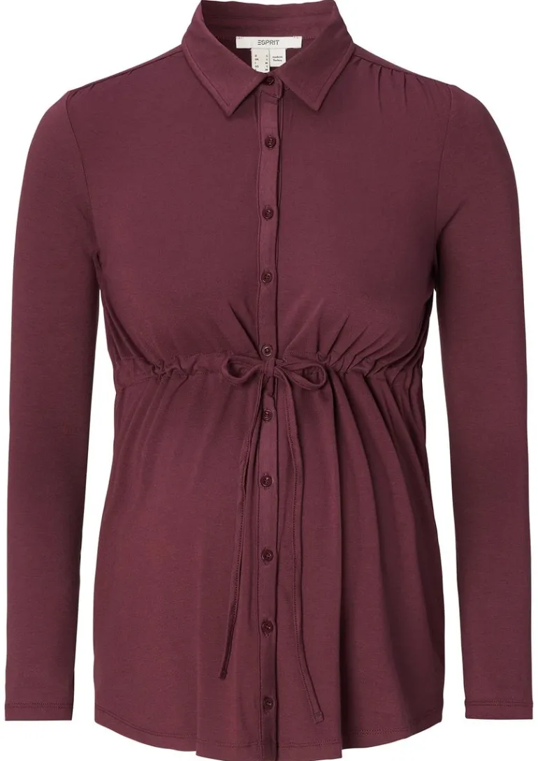 voedingsshirt__plum_brown_10.webp Noppies Shirts | Shirts<Voedingsshirt - Plum Brown