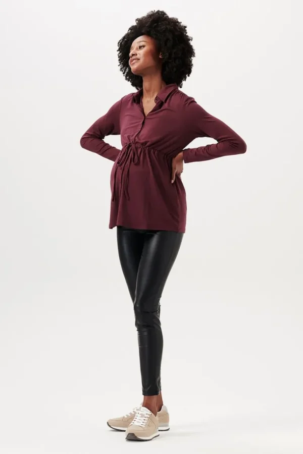 Noppies Shirts | Shirts<Voedingsshirt - Plum Brown