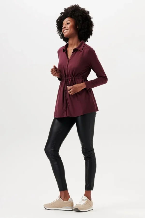 Noppies Shirts | Shirts<Voedingsshirt - Plum Brown