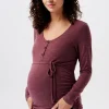 Noppies Shirts | Shirts<Voedingsshirt - Plum red