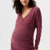 Noppies Shirts | Shirts<Voedingsshirt - Plum red