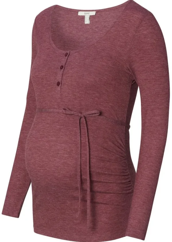 Noppies Shirts | Shirts<Voedingsshirt - Plum red