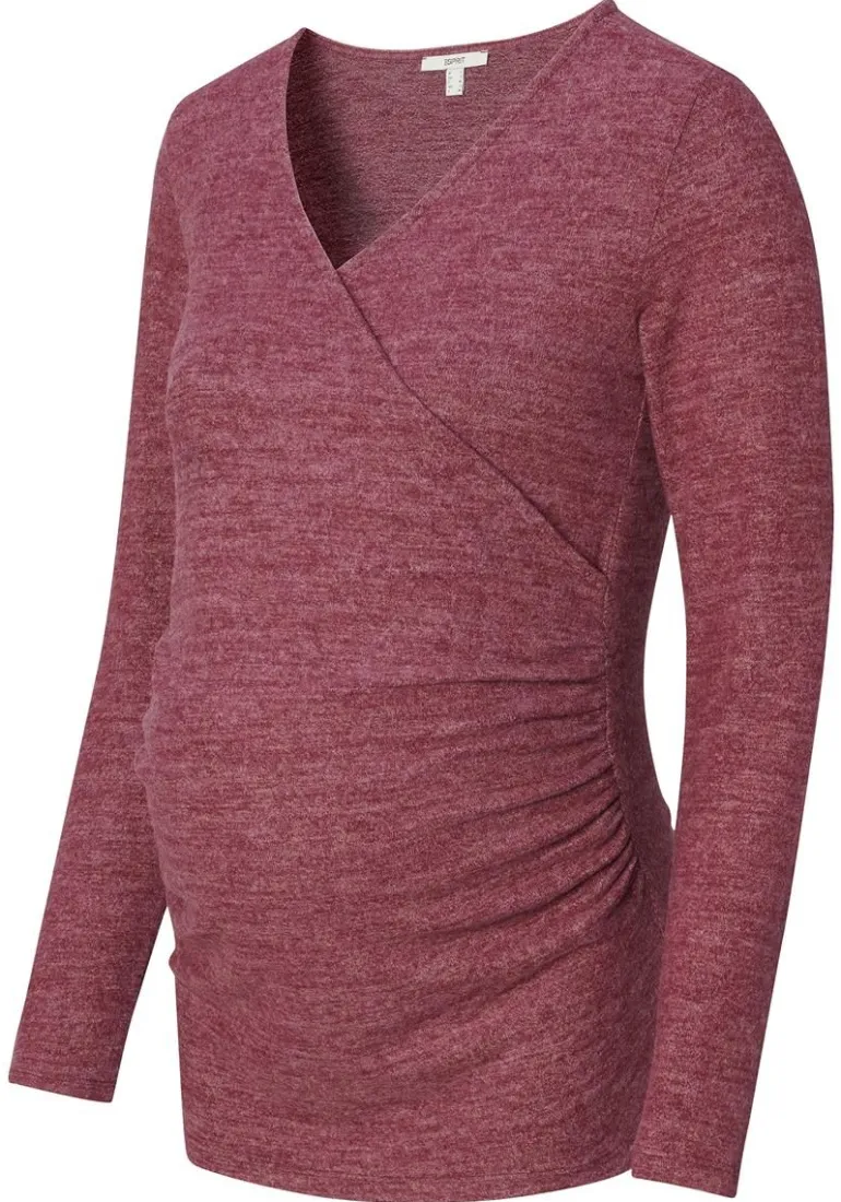 voedingsshirt__plum_red_4-3.webp Noppies Shirts | Shirts<Voedingsshirt - Plum red