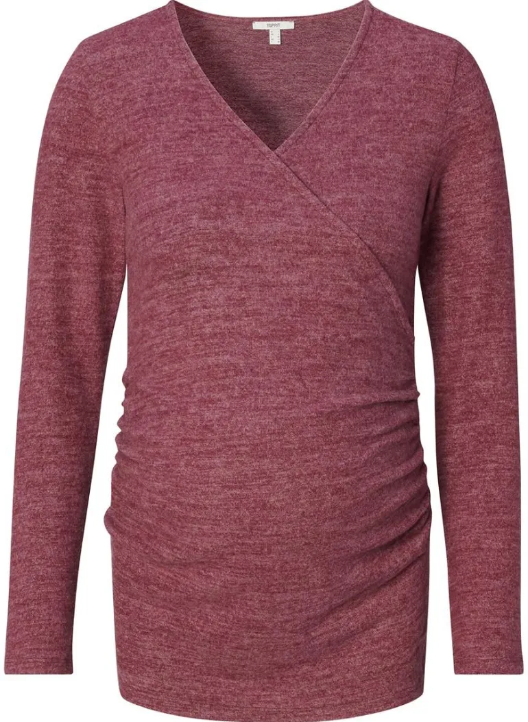 voedingsshirt__plum_red_8-2.webp Noppies Shirts | Shirts<Voedingsshirt - Plum red