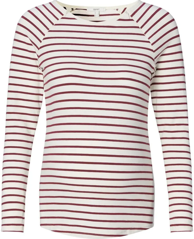 voedingsshirt__plum_red_8-3.webp Noppies Shirts | Shirts<Voedingsshirt - Plum red
