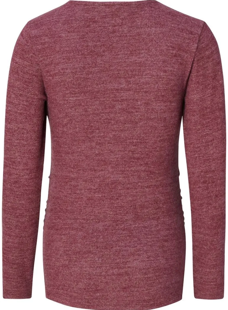 voedingsshirt__plum_red_9-2.webp Noppies Shirts | Shirts<Voedingsshirt - Plum red