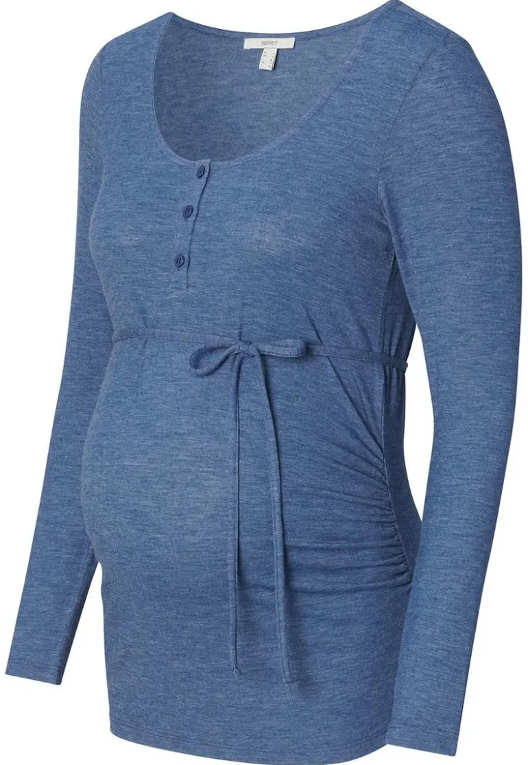 voedingsshirt__royal_blue_10-2.webp Noppies Shirts | Shirts<Voedingsshirt - Royal Blue