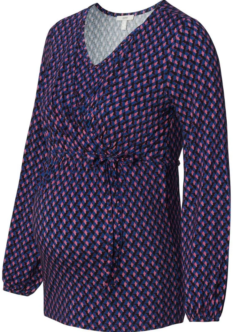 voedingsshirt__royal_blue_4-1.webp Noppies Shirts | Shirts<Voedingsshirt - Royal Blue
