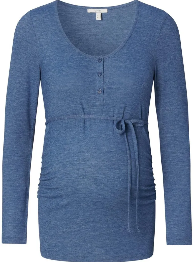 voedingsshirt__royal_blue_8-2.webp Noppies Shirts | Shirts<Voedingsshirt - Royal Blue