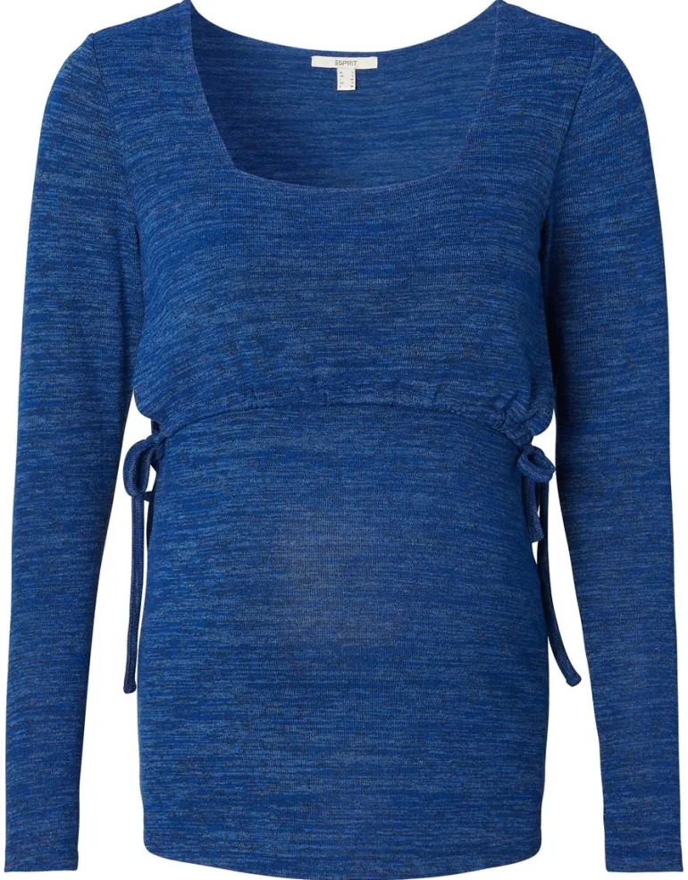 voedingsshirt__royal_blue_9.webp Noppies Shirts | Shirts<Voedingsshirt - Royal Blue