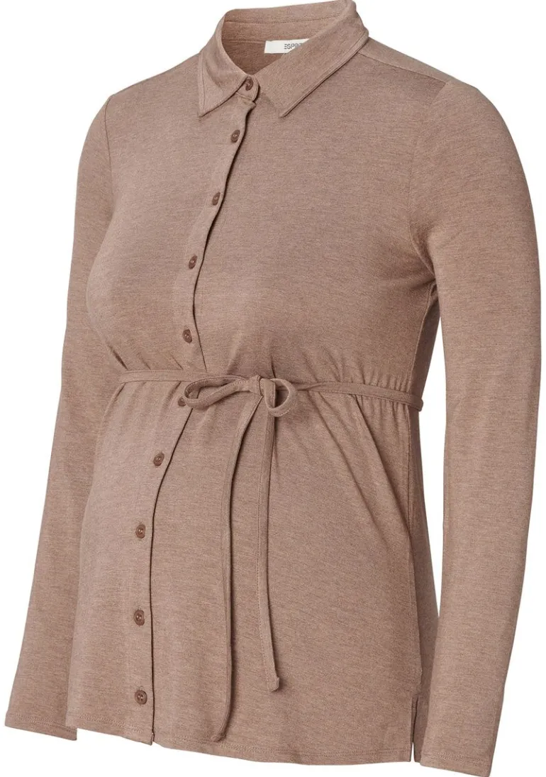 voedingsshirt__taupe_grey_10.webp Noppies Shirts | Shirts<Voedingsshirt - Taupe Grey