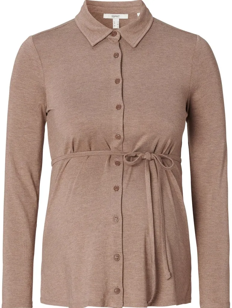 voedingsshirt__taupe_grey_2.webp Noppies Shirts | Shirts<Voedingsshirt - Taupe Grey