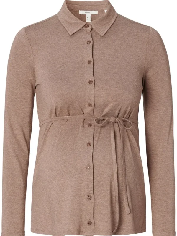 Noppies Shirts | Shirts<Voedingsshirt - Taupe Grey