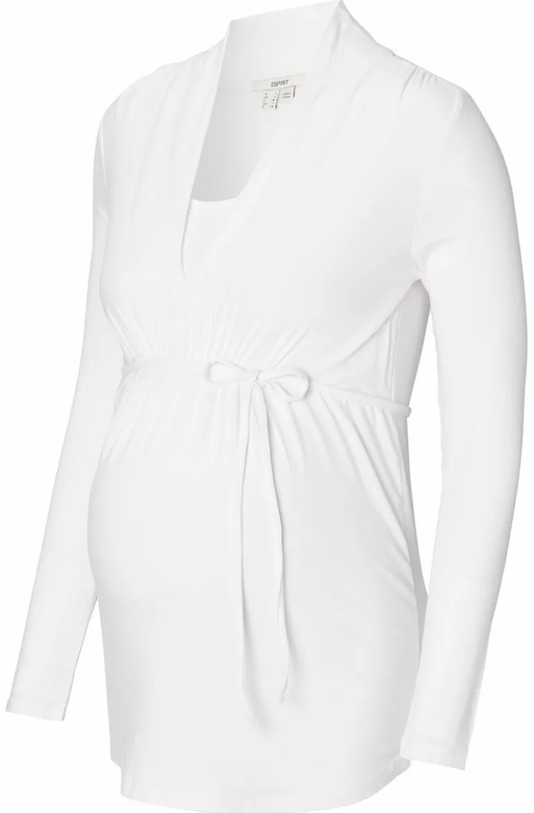 voedingsshirt__white_4.webp Noppies Shirts | Shirts<Voedingsshirt - White