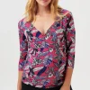 Noppies Shirts | Shirts<Voedingsshirt Aveiro - Fuchsia Red