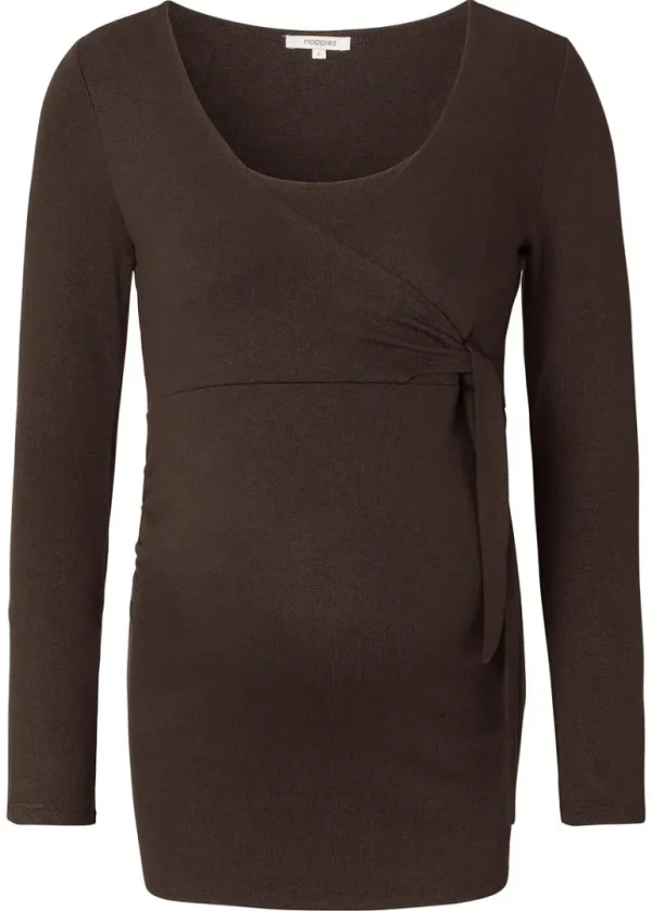 Noppies Shirts | Shirts<Voedingsshirt Elin - Coffee Bean