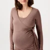 Noppies Shirts | Shirts<Voedingsshirt Elin - Deep Taupe