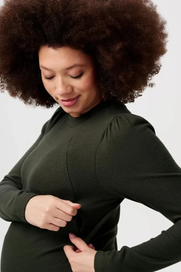 Noppies Shirts | Shirts<Voedingsshirt Flint - Black Olive