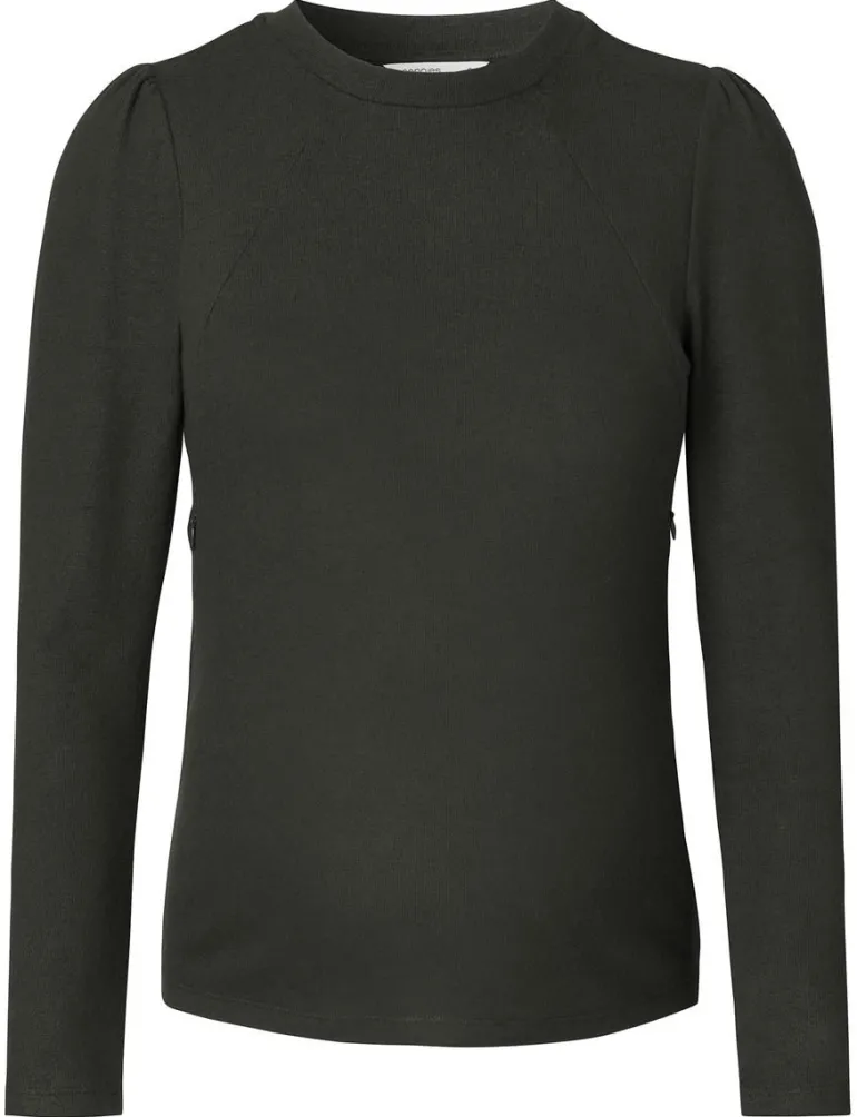 voedingsshirt_flint__blac_8.webp Noppies Shirts | Shirts<Voedingsshirt Flint - Black Olive
