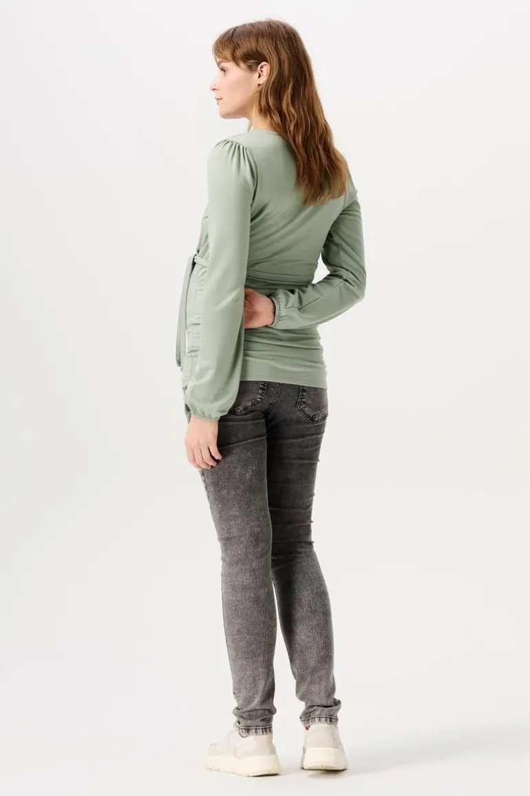 voedingsshirt_foshan__ice_1.webp Noppies Shirts | Shirts<Voedingsshirt Foshan - Iceberg Green