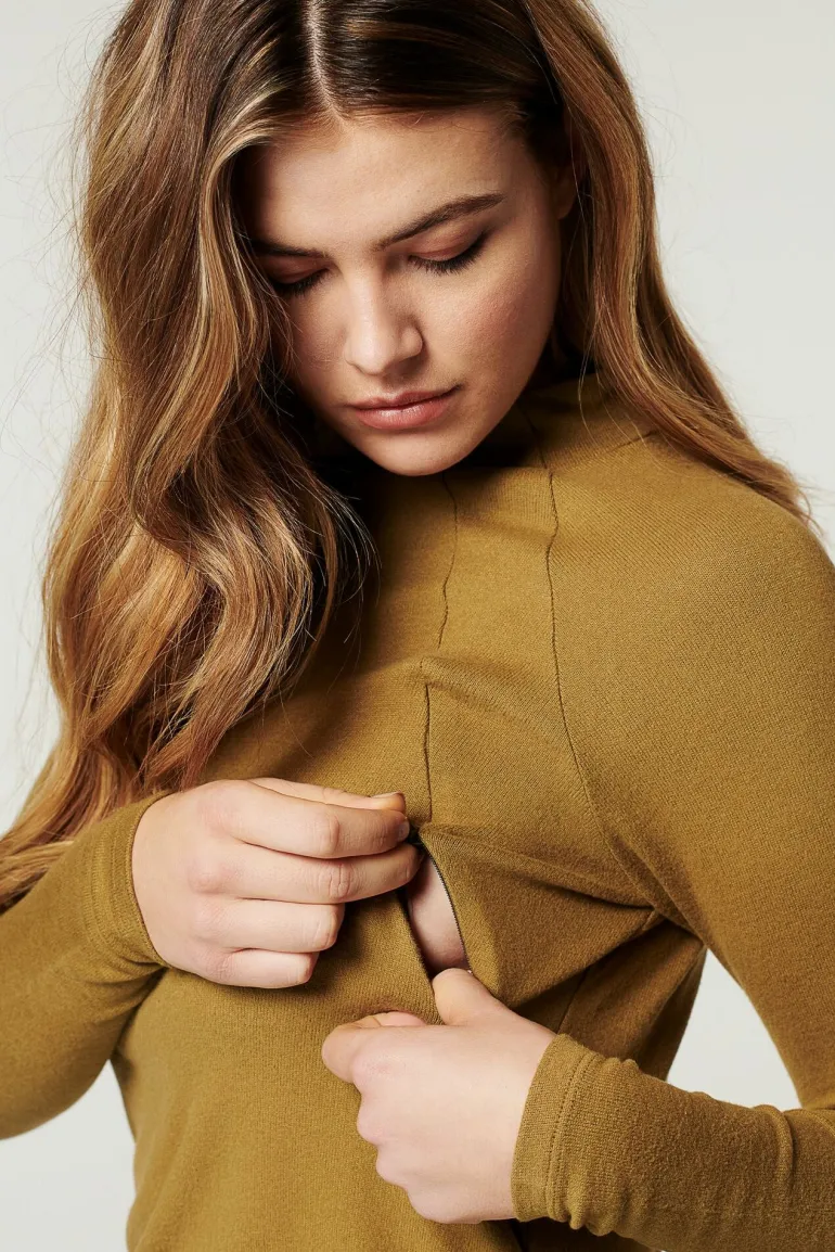 voedingsshirt_iselin__but_8.webp Noppies Shirts | Shirts<Voedingsshirt Iselin - Butternut