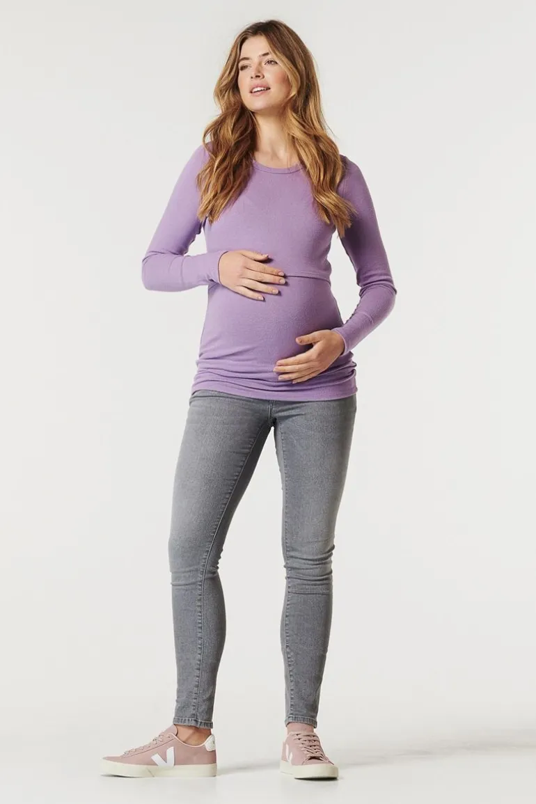 voedingsshirt_kai__orchid_0.webp Noppies Shirts<Voedingsshirt Kai - Orchid Mist