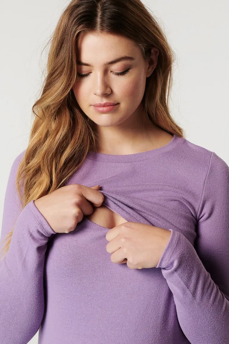 voedingsshirt_kai__orchid_6.webp Noppies Shirts<Voedingsshirt Kai - Orchid Mist