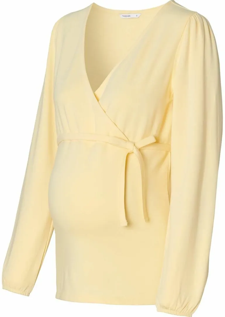voedingsshirt_keet__light_4.webp Noppies Shirts | Shirts<Voedingsshirt Keet - Light Yellow