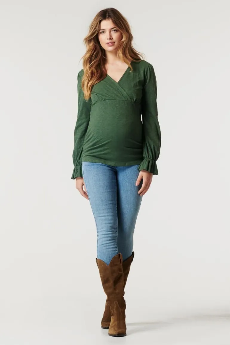 voedingsshirt_kuna__duck__10.webp Noppies Shirts | Shirts<Voedingsshirt Kuna - Duck Green