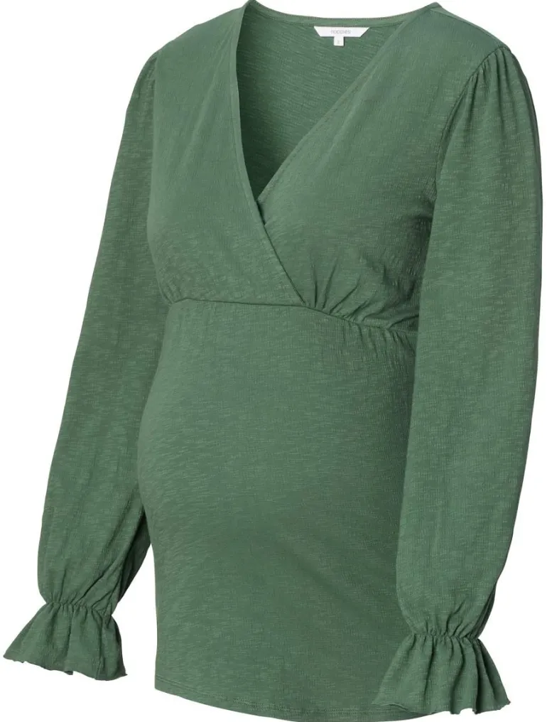 voedingsshirt_kuna__duck__14.webp Noppies Shirts | Shirts<Voedingsshirt Kuna - Duck Green