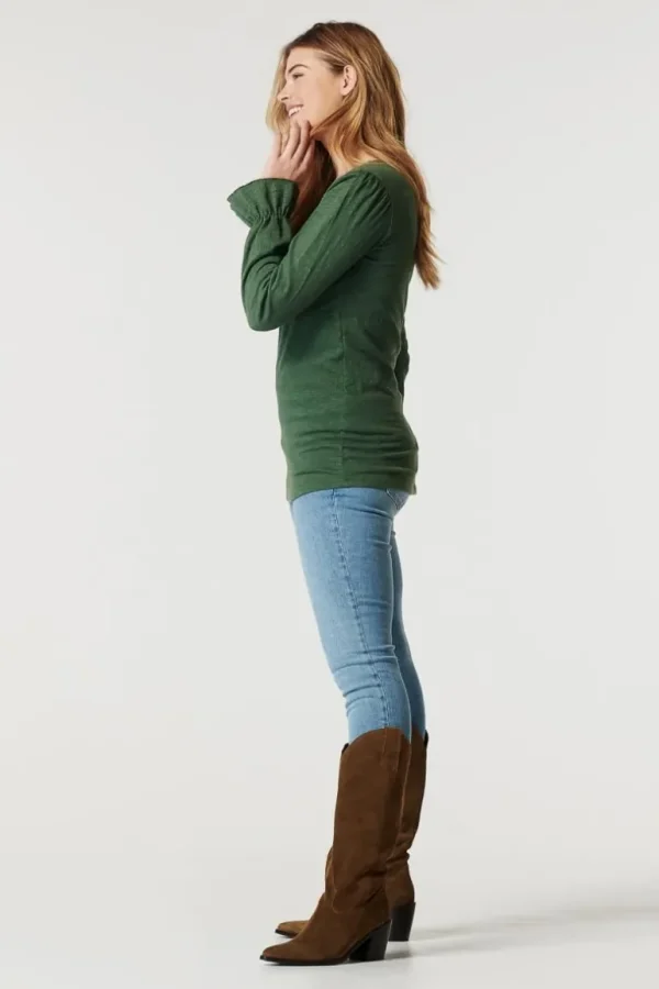 Noppies Shirts | Shirts<Voedingsshirt Kuna - Duck Green